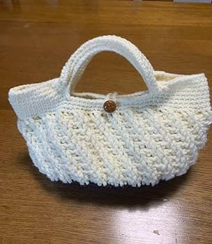 マルさん専用　かぎ編みバッグ Amazon.co.jp: かぎ針編みマルシェミニバック 毛糸バッグ : おもちゃ
